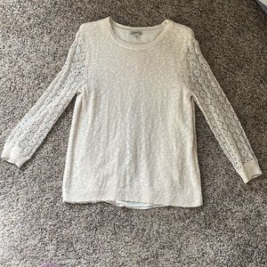 Lucky Brand open back long sleeve Sweater Sz L